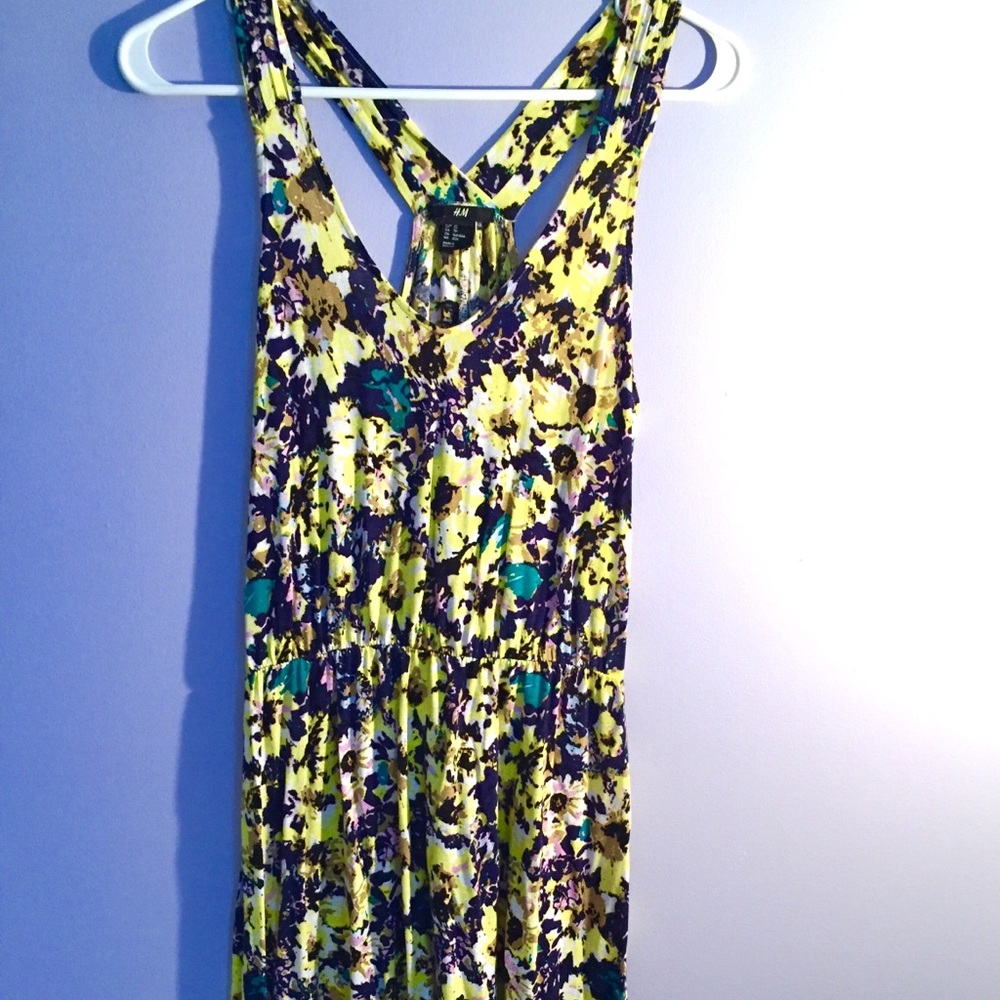 H&M Yellow Floral Dress